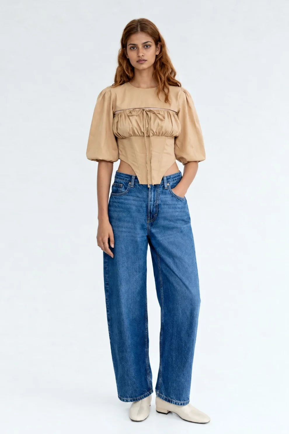 Corset Top- Brown