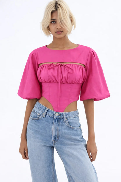 Corset Top- Pink