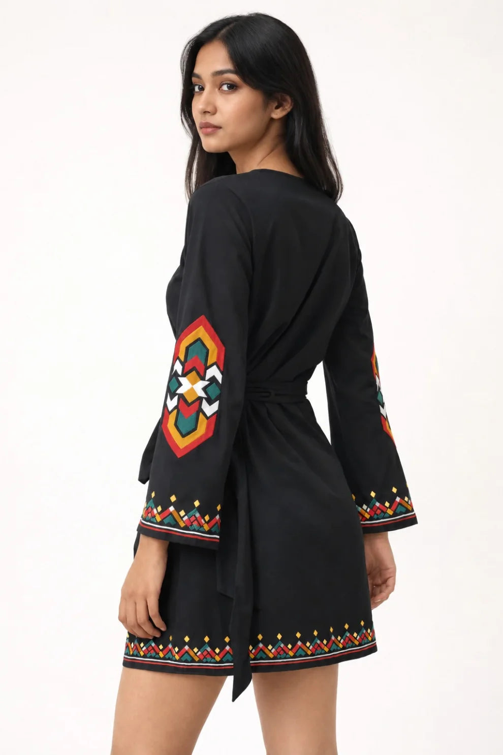 Ethnic wrap Top