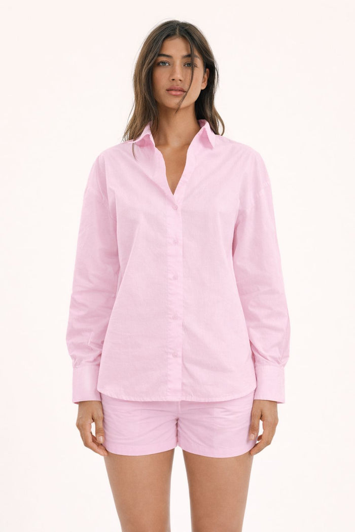 Women Shirts & Shorts Co-Ord Sets- Pink