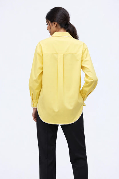 pearl shirt- Yellow
