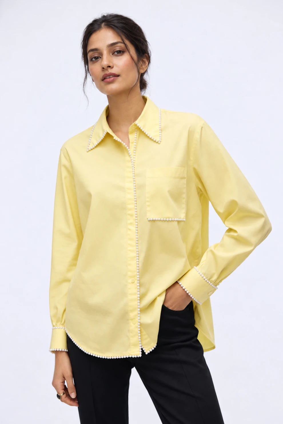 pearl shirt- Yellow