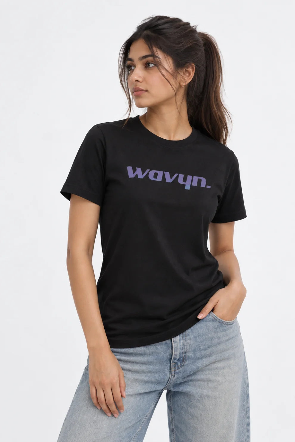 Wavyn Launch Party Tee- Black-F