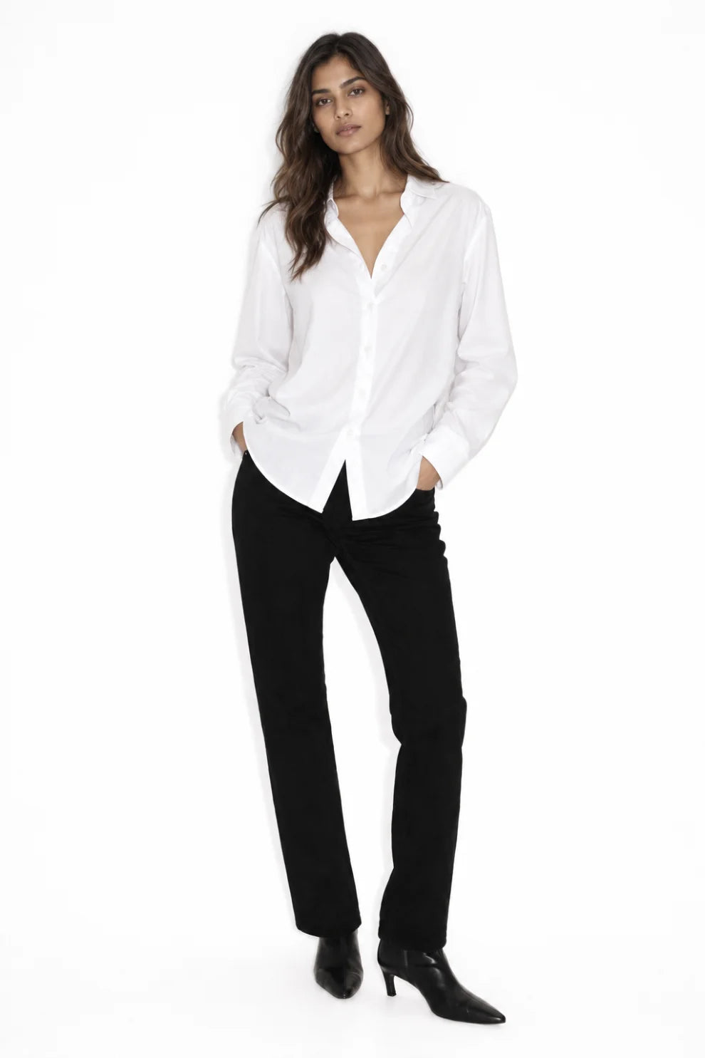 Women Oversized Shirt White