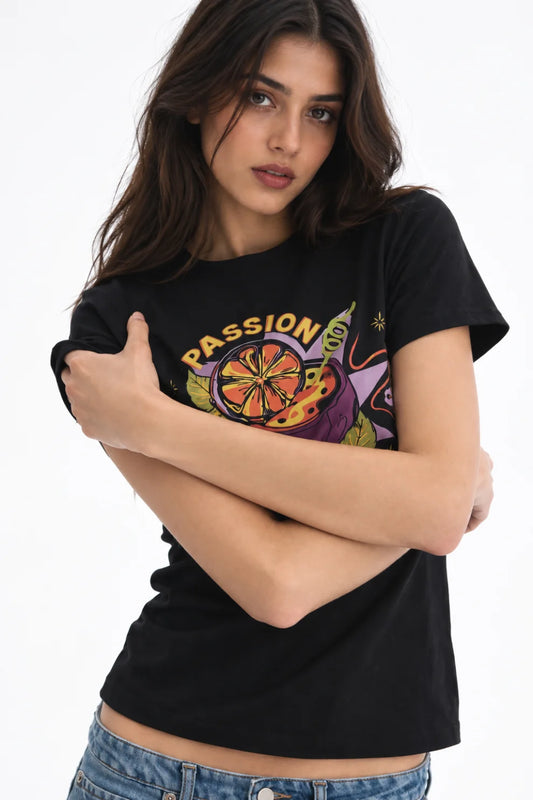 Women Passion Fruit Graphic Tee